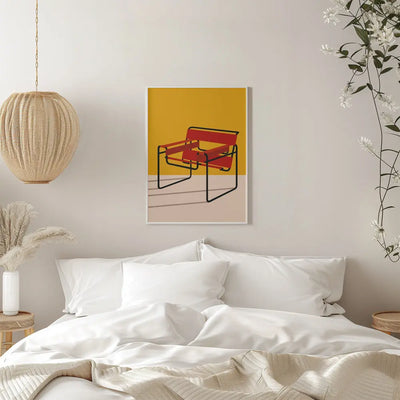 Wassily Chair Marcel Breuer - Stretched Canvas, Poster or Fine Art Print I Heart Wall Art