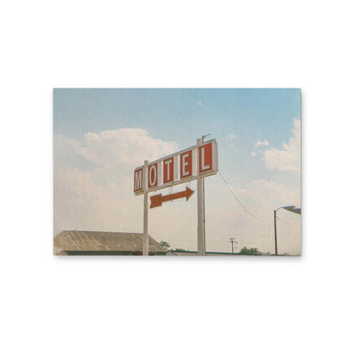 Way to the Motel - Vintage Motel Sign Print I Heart Wall Art Australia