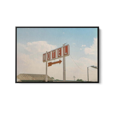 Way to the Motel - Vintage Motel Sign Print I Heart Wall Art Australia