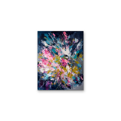 When Colour Came - Abstract Colourful Stretched Canvas, Wall Art Print I Heart Wall Art