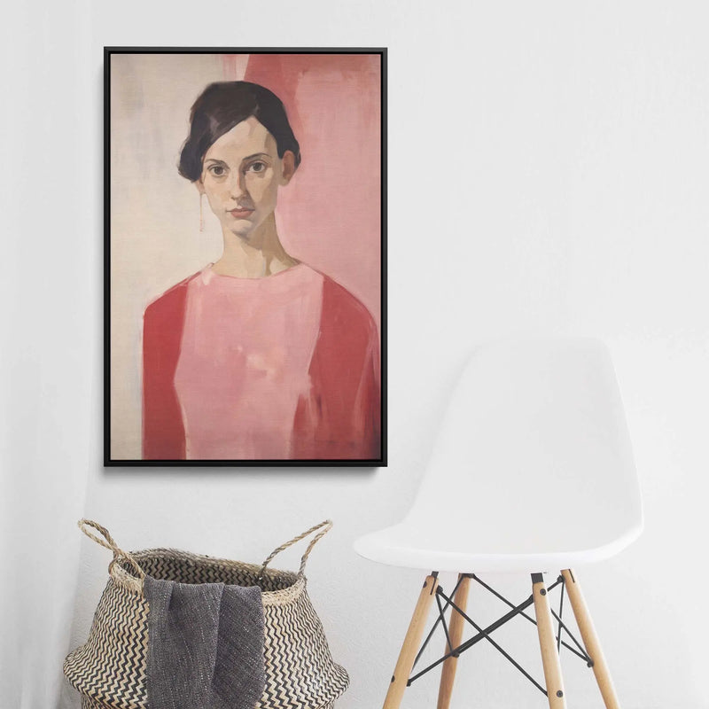 Woman In Red - Art Print or Stretched Canvas Wall Art I Heart Wall Art Australia