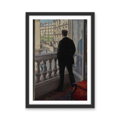 Young Man At His Window By Gustave Caillebotte - Stretched Canvas, Poster or Art Print I Heart Wall Art Australia