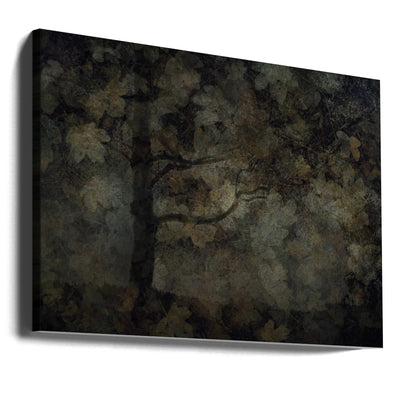 Dark forest - Stretched Canvas, Poster or Fine Art Print I Heart Wall Art