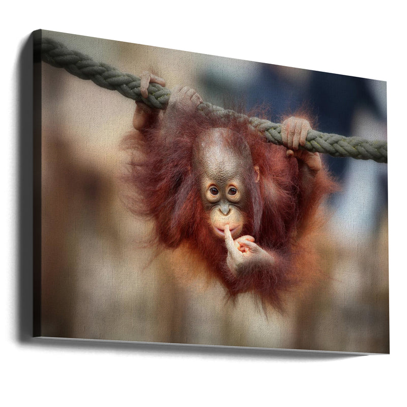 THE BIG QUERY - Stretched Canvas, Poster or Fine Art Print I Heart Wall Art