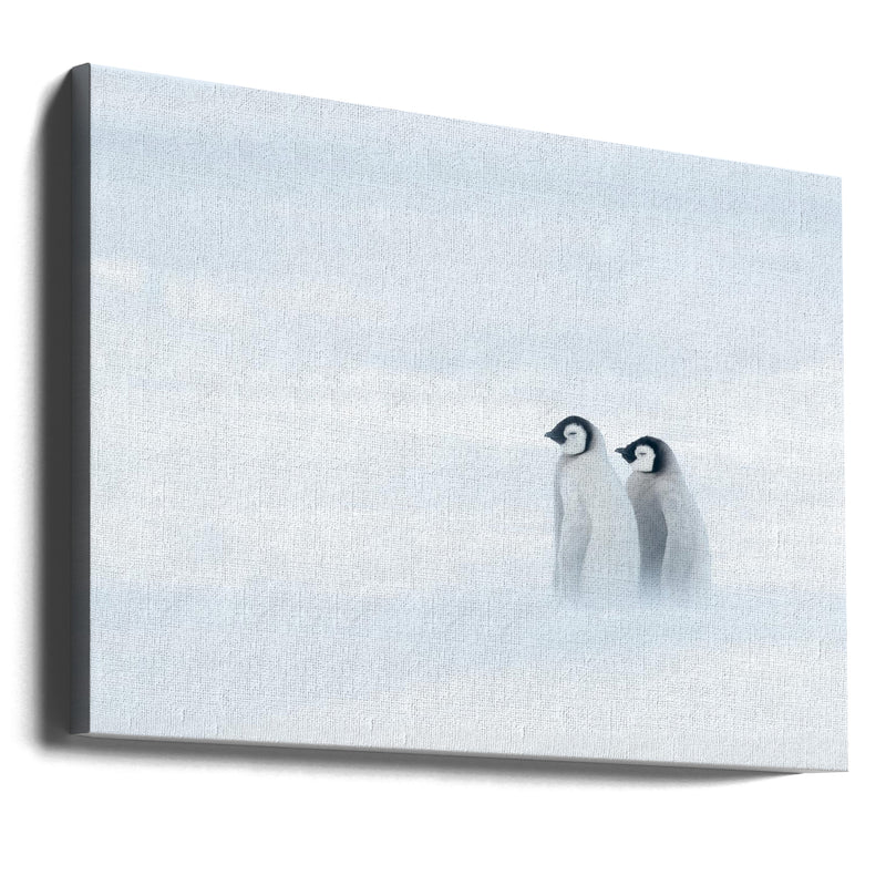 SISTER BOND UNDER THE WORST WEATHER II - Stretched Canvas, Poster or Fine Art Print I Heart Wall Art