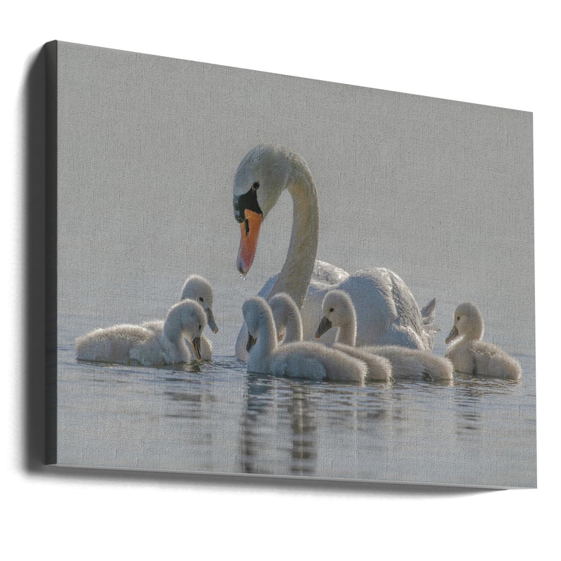 Mom is the whole world for babies. - Stretched Canvas, Poster or Fine Art Print I Heart Wall Art