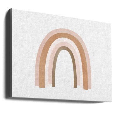 Little Rainbow - Stretched Canvas, Poster or Fine Art Print I Heart Wall Art