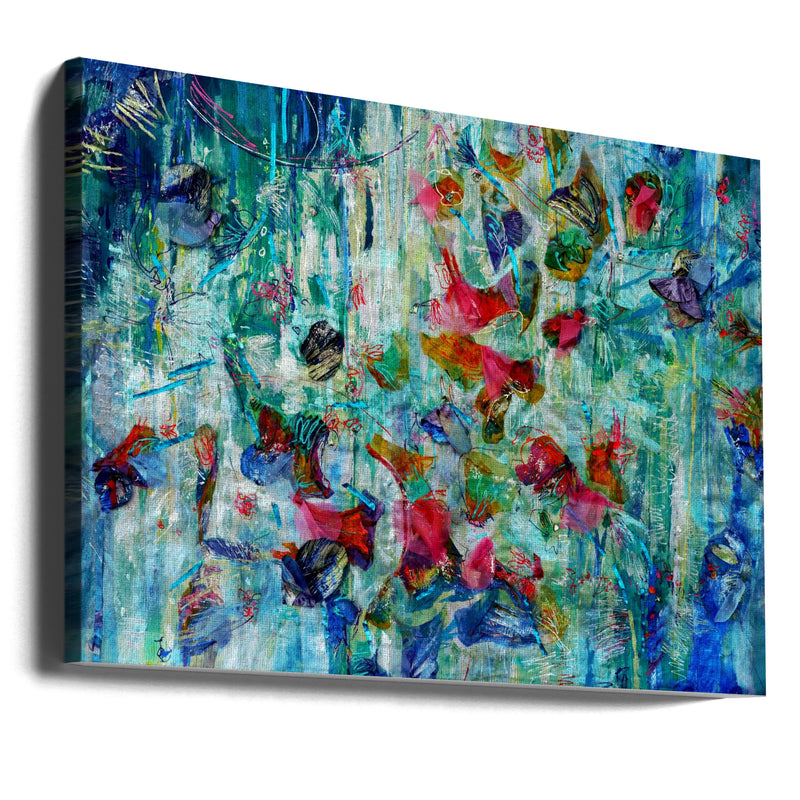 Bloom Shimmer Park - Stretched Canvas, Poster or Fine Art Print I Heart Wall Art