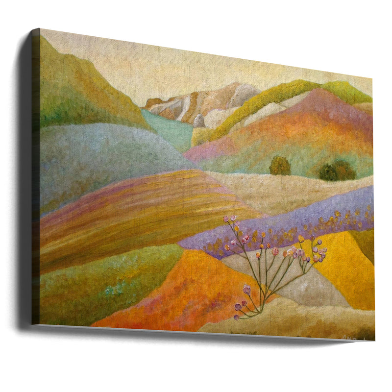 Rambling Through the Blooming Valley - Stretched Canvas, Poster or Fine Art Print I Heart Wall Art