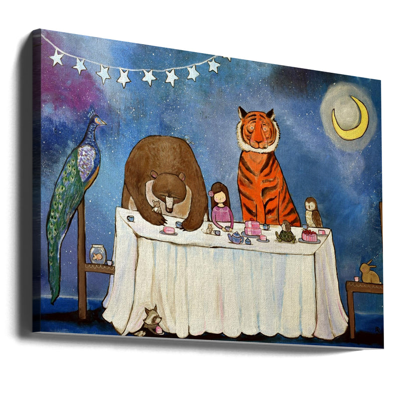 Cakeandtea - Stretched Canvas, Poster or Fine Art Print I Heart Wall Art