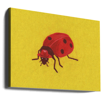 Ladybird - Stretched Canvas, Poster or Fine Art Print I Heart Wall Art