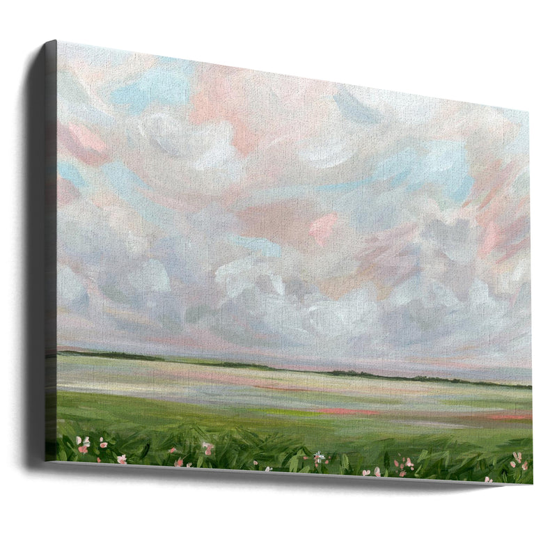 Amongst the Wildflowers - Stretched Canvas, Poster or Fine Art Print I Heart Wall Art