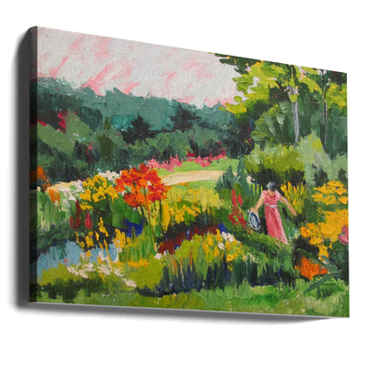 Planting a Garden - Stretched Canvas, Poster or Fine Art Print I Heart Wall Art