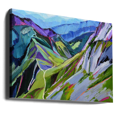 Alpine Trail - Stretched Canvas, Poster or Fine Art Print I Heart Wall Art