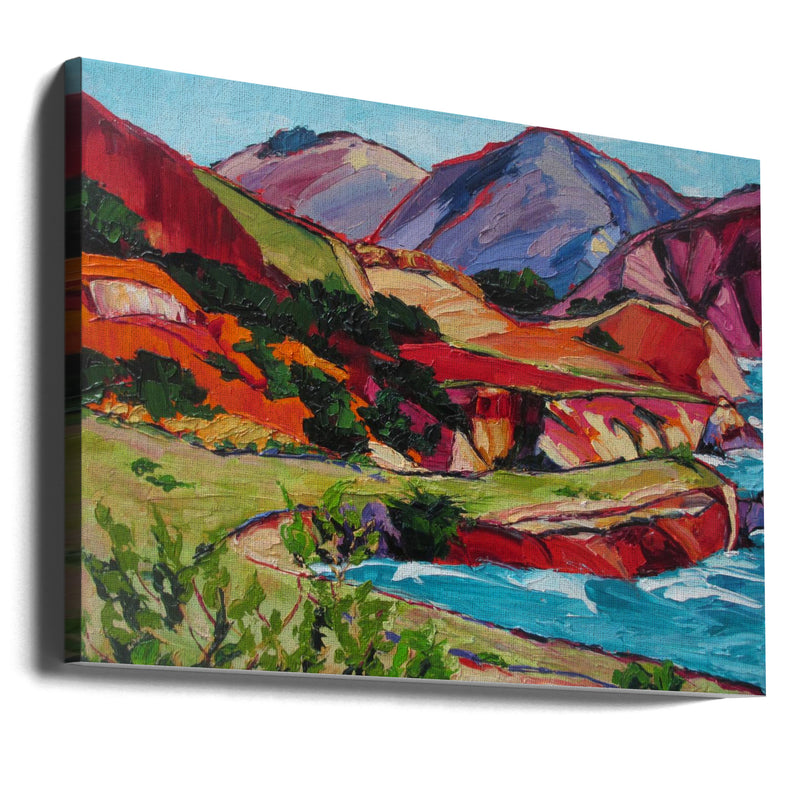 California Coast - Stretched Canvas, Poster or Fine Art Print I Heart Wall Art