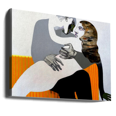 Afterkiss - Stretched Canvas, Poster or Fine Art Print I Heart Wall Art