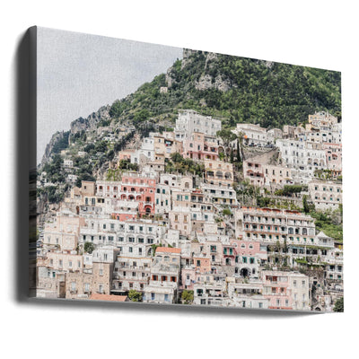 Positano at the Amalfi Coast - Stretched Canvas, Poster or Fine Art Print I Heart Wall Art