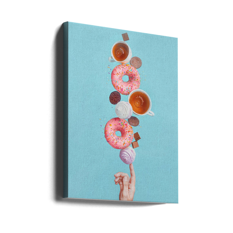 Weekend donuts - Stretched Canvas, Poster or Fine Art Print I Heart Wall Art