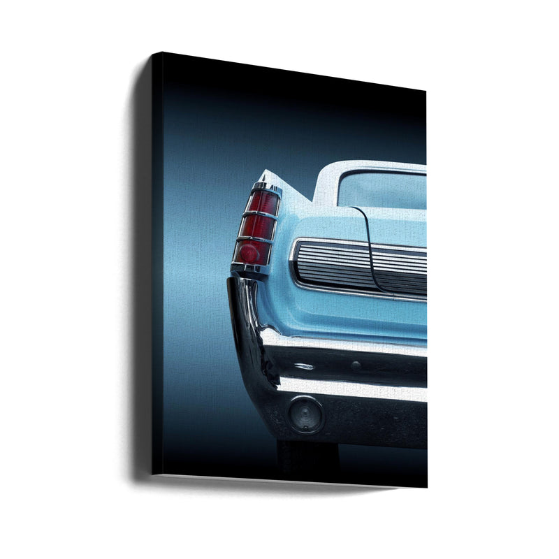 US classic car 1963 Bonneville - Stretched Canvas, Poster or Fine Art Print I Heart Wall Art