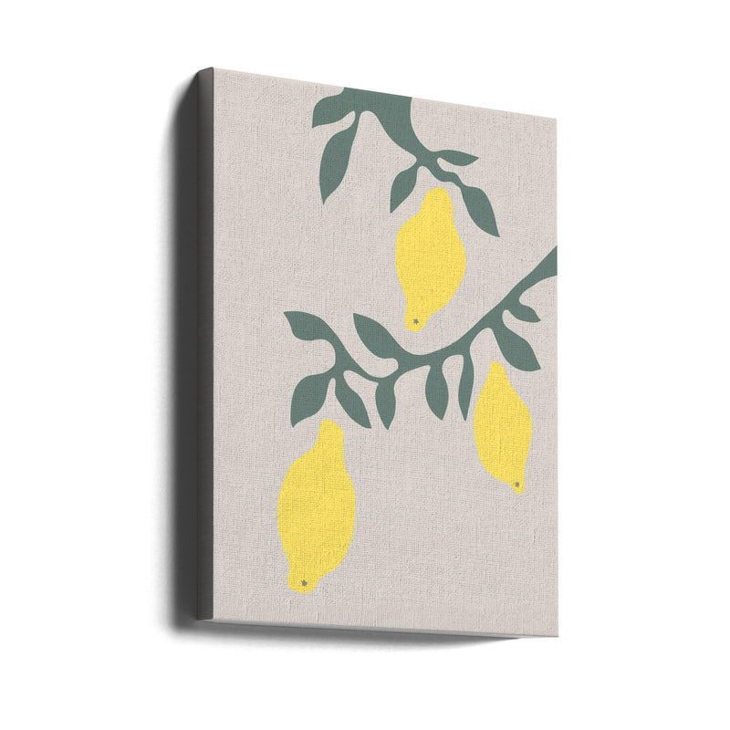 Lemons - Stretched Canvas, Poster or Fine Art Print I Heart Wall Art