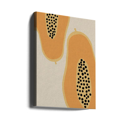 Papaya Fruit - Stretched Canvas, Poster or Fine Art Print I Heart Wall Art