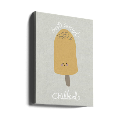 Chilled Ice Cream - Stretched Canvas, Poster or Fine Art Print I Heart Wall Art