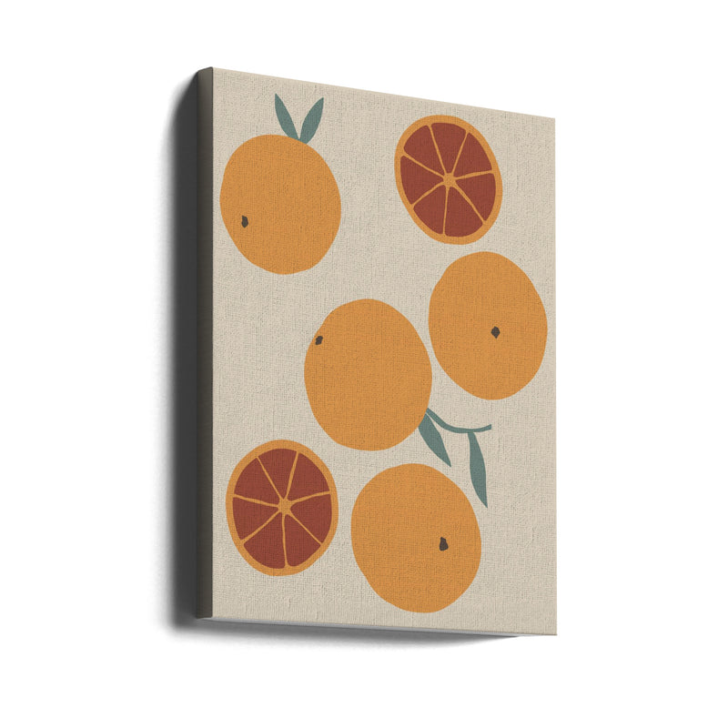 Blood Orange - Stretched Canvas, Poster or Fine Art Print I Heart Wall Art