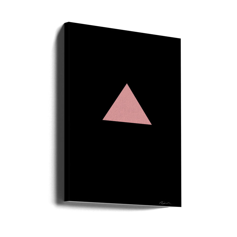 Pink Triangle - Stretched Canvas, Poster or Fine Art Print I Heart Wall Art