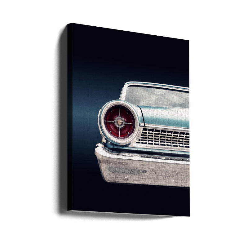 US classic car 1963 Galaxie - Stretched Canvas, Poster or Fine Art Print I Heart Wall Art