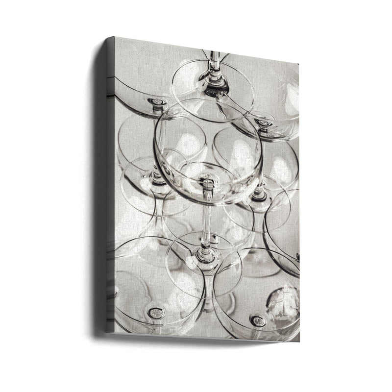 Champagne tower_7 - Stretched Canvas, Poster or Fine Art Print I Heart Wall Art