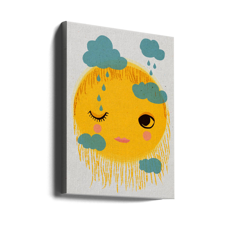 Sun And Rain - Stretched Canvas, Poster or Fine Art Print I Heart Wall Art