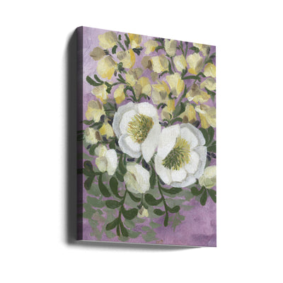 Raelynna painterly florals - Stretched Canvas, Poster or Fine Art Print I Heart Wall Art