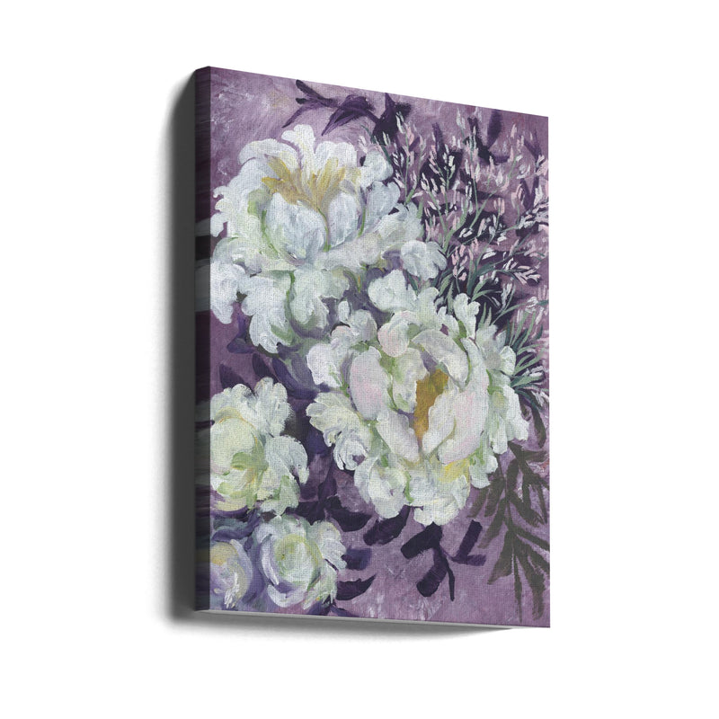 Eliany painterly bouquet - Stretched Canvas, Poster or Fine Art Print I Heart Wall Art