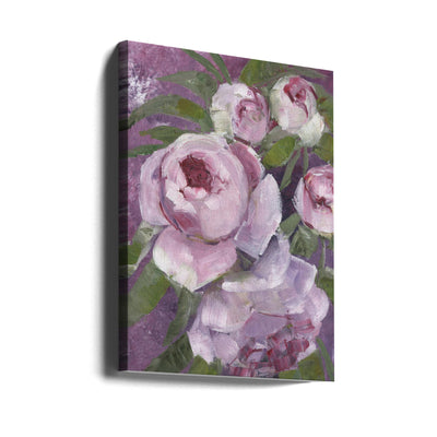 Rylee painterly roses - Stretched Canvas, Poster or Fine Art Print I Heart Wall Art