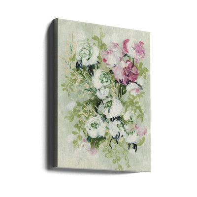 Haneul painterly bouquet - Stretched Canvas, Poster or Fine Art Print I Heart Wall Art