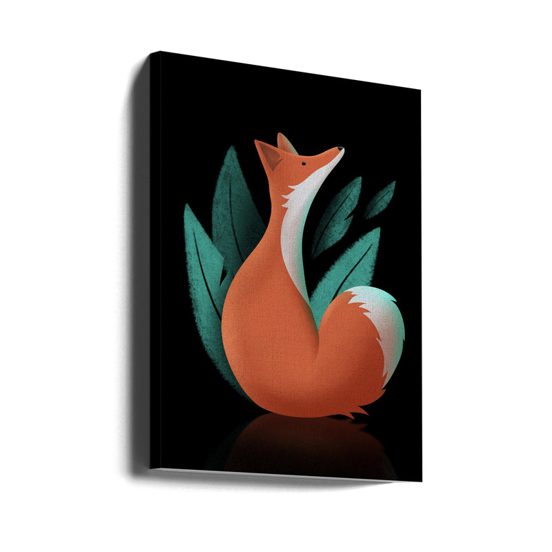 Foxy Trot - Stretched Canvas, Poster or Fine Art Print I Heart Wall Art