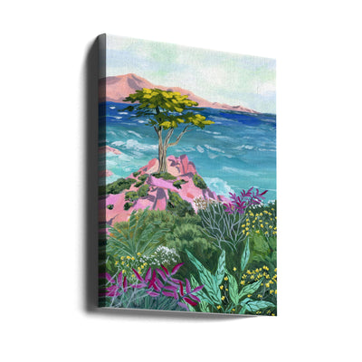 Lone Cypress - Stretched Canvas, Poster or Fine Art Print I Heart Wall Art