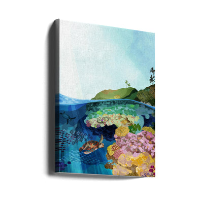 Underwater World - Stretched Canvas, Poster or Fine Art Print I Heart Wall Art