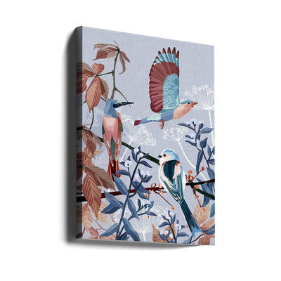 Birds of Winter - Stretched Canvas, Poster or Fine Art Print I Heart Wall Art