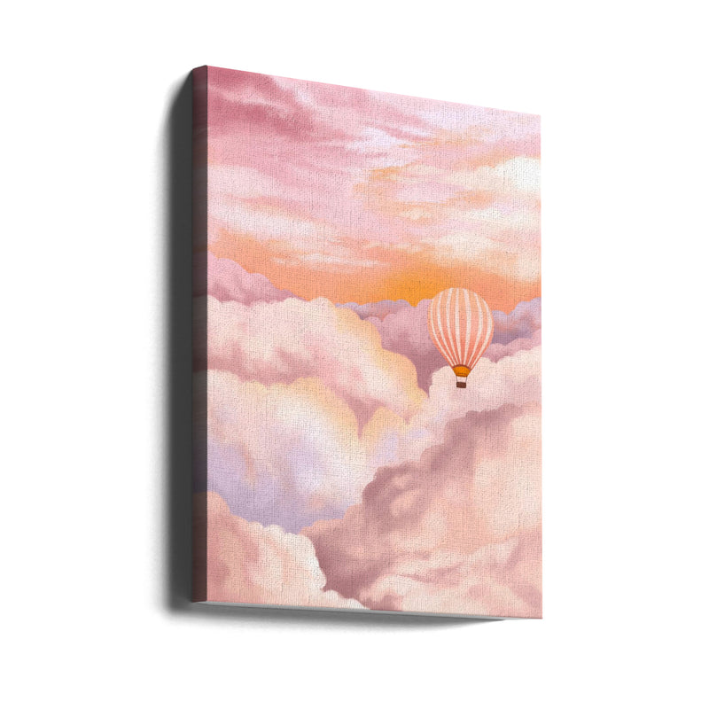 In the Clouds - Stretched Canvas, Poster or Fine Art Print I Heart Wall Art