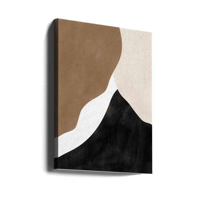 Abstract Beige and Brown Art - Stretched Canvas, Poster or Fine Art Print I Heart Wall Art