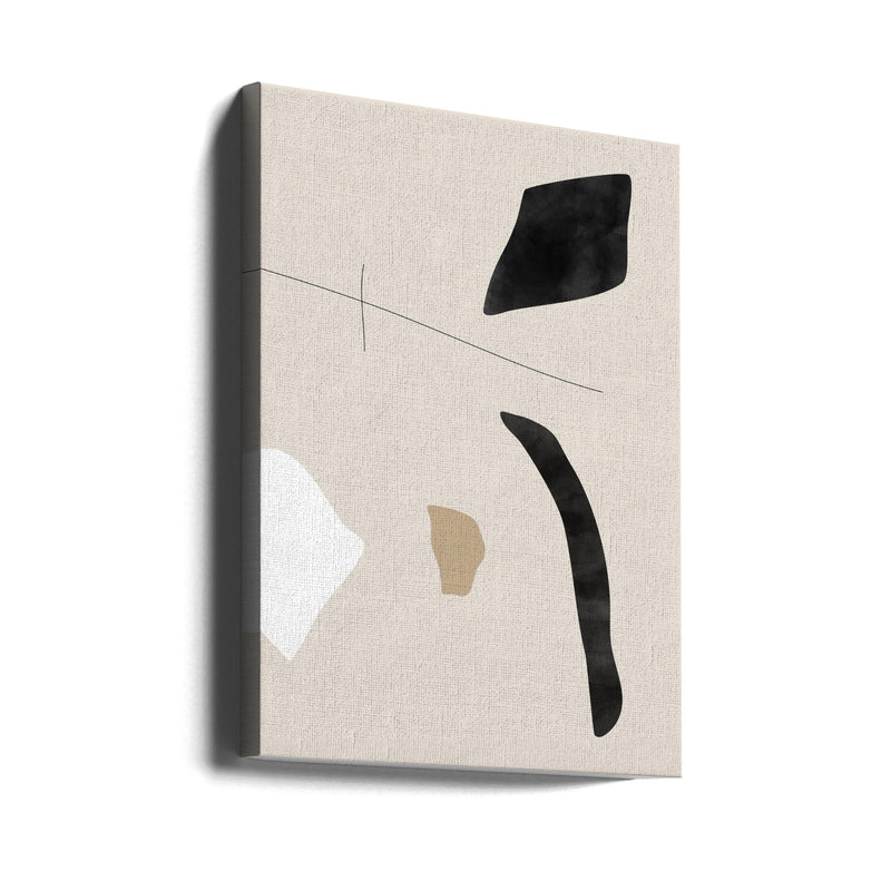 Graphic Shapes and Lines Poster - Stretched Canvas, Poster or Fine Art Print I Heart Wall Art