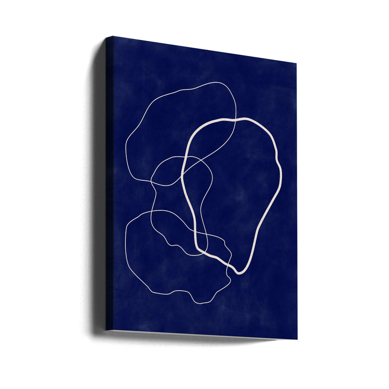 Minimalist Design with Organic Shapes - Stretched Canvas, Poster or Fine Art Print I Heart Wall Art