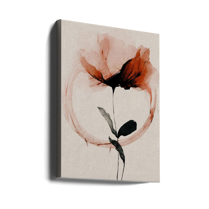 Halo Flowers No 7 - Stretched Canvas, Poster or Fine Art Print I Heart Wall Art