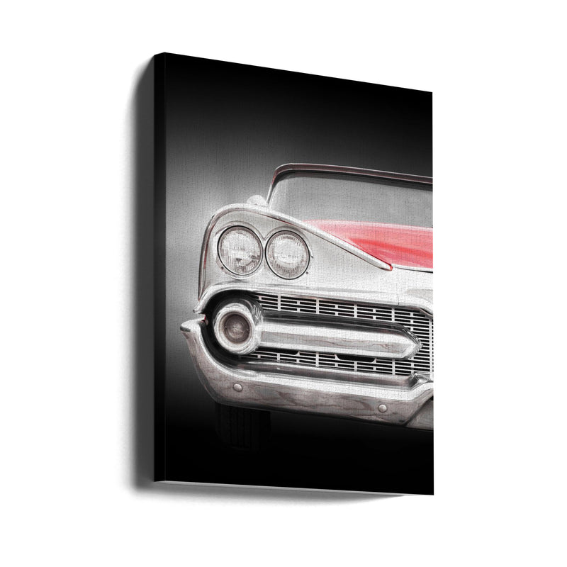 American classic car Coronet 1959 front view - Stretched Canvas, Poster or Fine Art Print I Heart Wall Art