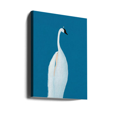 Swan Maybe - Stretched Canvas, Poster or Fine Art Print I Heart Wall Art