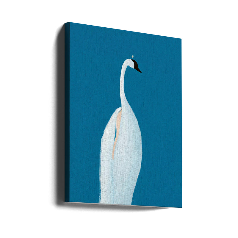 Swan Maybe - Stretched Canvas, Poster or Fine Art Print I Heart Wall Art