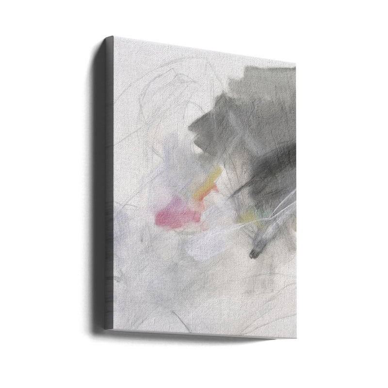 Action painting II - Stretched Canvas, Poster or Fine Art Print I Heart Wall Art