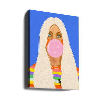 Candy girl - Stretched Canvas, Poster or Fine Art Print I Heart Wall Art