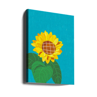 Sunflower - Stretched Canvas, Poster or Fine Art Print I Heart Wall Art